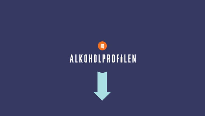 Grafisk bild med alkoholprofilens logotyp